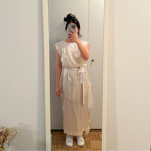 Monse white silky maxi dress - Picture 6 of 6